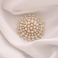 New Alloy Brooch High Sense Niche High-end Pin Coat Suit High-end All-match Corsage