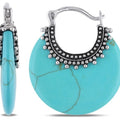Retro Simple Women's Ring Earrings