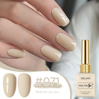 UV Polish Khaki Deerskin Brown Nail Salon Popular Color