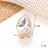 Diy Ornament Accessories Love Heart Bow Tie Gem Removable Shoe Ornament Shoe Buckle