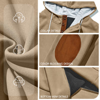 Men's Solid Color Hooded Pullover Sportswear Sweatshirt