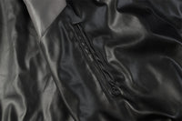 Men's High Street Fashion Design Sense Niche Punk Motorcycle Color Matching PU Leather Jacket