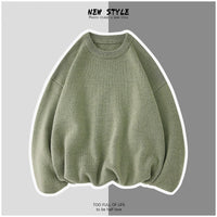 Men's Simple Solid-Color Sweaters For Autumn And Winter