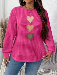 New Arrival Printed Crewneck Long-sleeve Winter Top