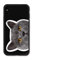 Compatible with Apple , Mobile Phone Creative Transparent Cat Printing Protective Cover