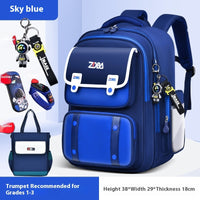 Schoolbag Boy Elementary School Students Three Four To Six Grade