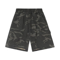 European And American High Street Vibe Outdoor Camouflage Cargo Shorts