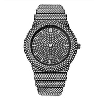 Affordable Luxury Style Diamond-embedded Watch Men's Color Calendar Quartz Watch