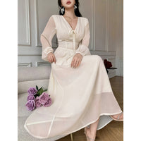 Fashionable And Elegant Long-sleeved Dress For Women