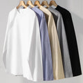 Early Autumn Western Style Basic Base Shirt For Men