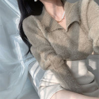 Fashion Temperament Western Style All-match Chic Women's Sweater