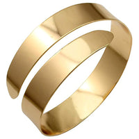 Simple Alloy Glossy Punk Exaggerated Armband Bracelet
