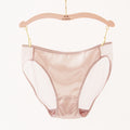 Knitted Mid-waist Silk Satin Mesh Mulberry Silk Underwear