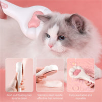 Pet Massage One Button Hair Comb