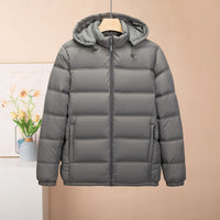 Men's Cotton-padded Coat Thickened Hooded Cotton-padded Jacket