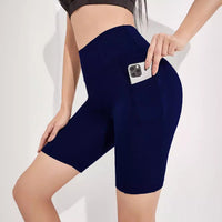 Women's Plus Size Yoga Sports Side Phone Pocket Leggings