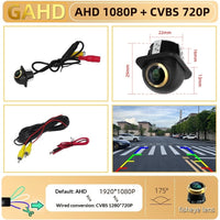In-vehicle AHD 720P Tri-Control Rearview Camera