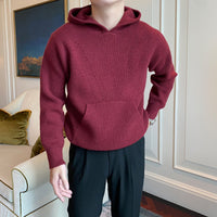 New Korean Style Personality Hooded Sweater Men