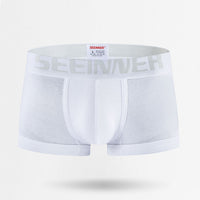 Men's Cotton Rib Solid Color Boxers