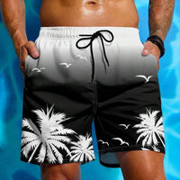 Graffiti 3D Casual Loose Men's Beach Pants