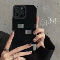 Dark Wind Splicing Lattice Mobile Phone Case Advanced Soft Shell