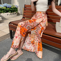 Real Shot Sun-proof Floral Skirt With Various Colors