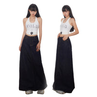 Summer New Arrival American-Style Retro High-Waist Straight Pencil Skirt