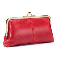 European And American Retro Clip Bag Long Clutch Wallet