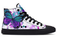 Printed Couple High-top Canvas Shoes