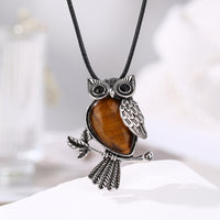 Natural Crystal Pendant Inlaid With Amethyst
