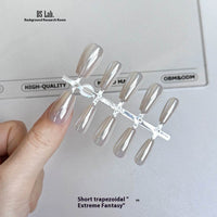 Electroplating Super Bright Magic Mirror White Moonlight Nail Patch
