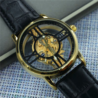 New Hollowed-out See-through Industrial-mechanical-style Sports Watch For Men