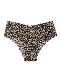 European And American Seamless Ice Silk Briefs Sexy Breathable With Print