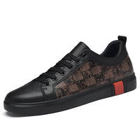 Men's Flat Fashionable Cowhide Casual Shoes