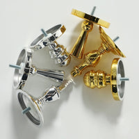 Model Head Cover Replacement Top Accessories Boys And Girls Electroplating Head Cover Gold Silver More Modeling