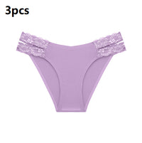 T-back Women's Thin Ice Silk Lace Edge