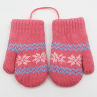 Children's Alpaca Thick Warm Halter Gloves