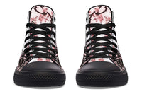 Printed Couple High Top Canvas Shoes