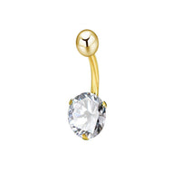Three Claw Ball Exquisite Zircon Belly Button Ring