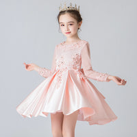 Girls' Princess Dress Long-sleeved Autumn And Winter