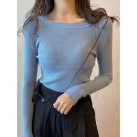Slim Fit Inner Wear Long-sleeved Knitted Bottoming Shirt