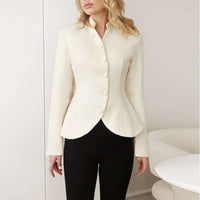 Women's Slim-fit Long-sleeve Jacket Top