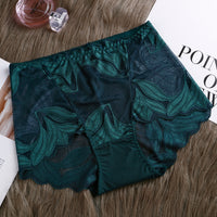 High Waist Lace Women's Panties French Transparent Comfortable Hip Lift Seamless Briefs