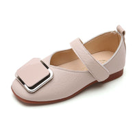 All-match Retro Soft-soled Girls Small Leather Shoes