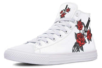 Fashion Printed Couple High Top Canvas Shoes
