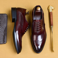 Men's Business Formal Pointed-Toe Oxford Shoes