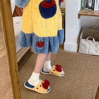 Cotton Slippers Sweet Princess Style Bow