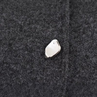 Women's Minimalist Long Sleeve Round Neck Plain Stitch Coat