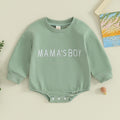Baby Jumpsuit Winter Romper Letter Print Baby Bodysuit