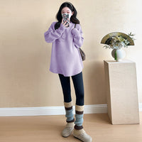 Stylish Casual Loose-fitting Mid-length Sweater